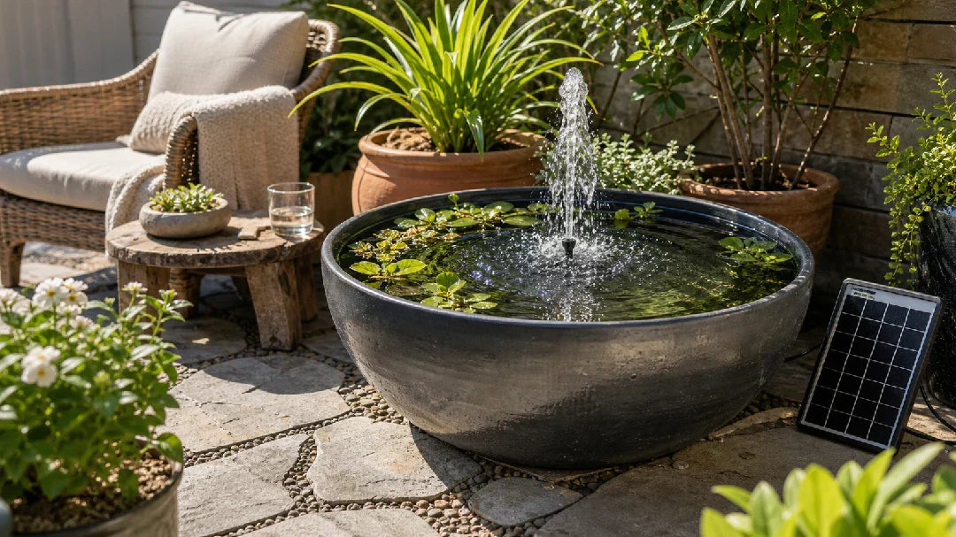 Build a Superb Patio Water Garden in 10 Minutes