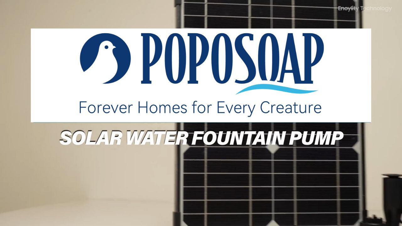 Enhance Your Garden with Poposoap: The Ultimate Solar Water Fountain Pump!