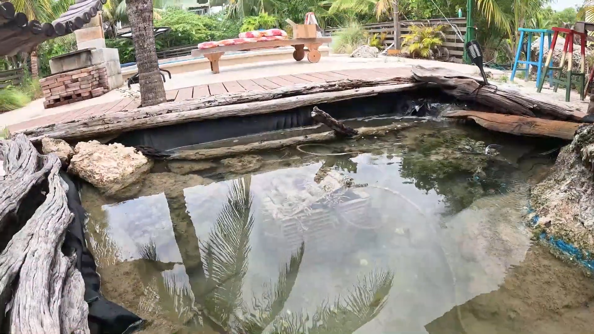 Installing a Poposoap Solar Pond Pump for a Saltwater Lagoon: Creating a New Backyard Landscape