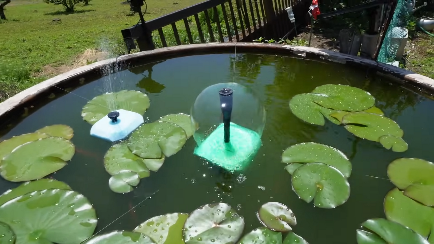 Tested Poposoap Solar Fountain: Ideal for Rice Field Fish Pond?