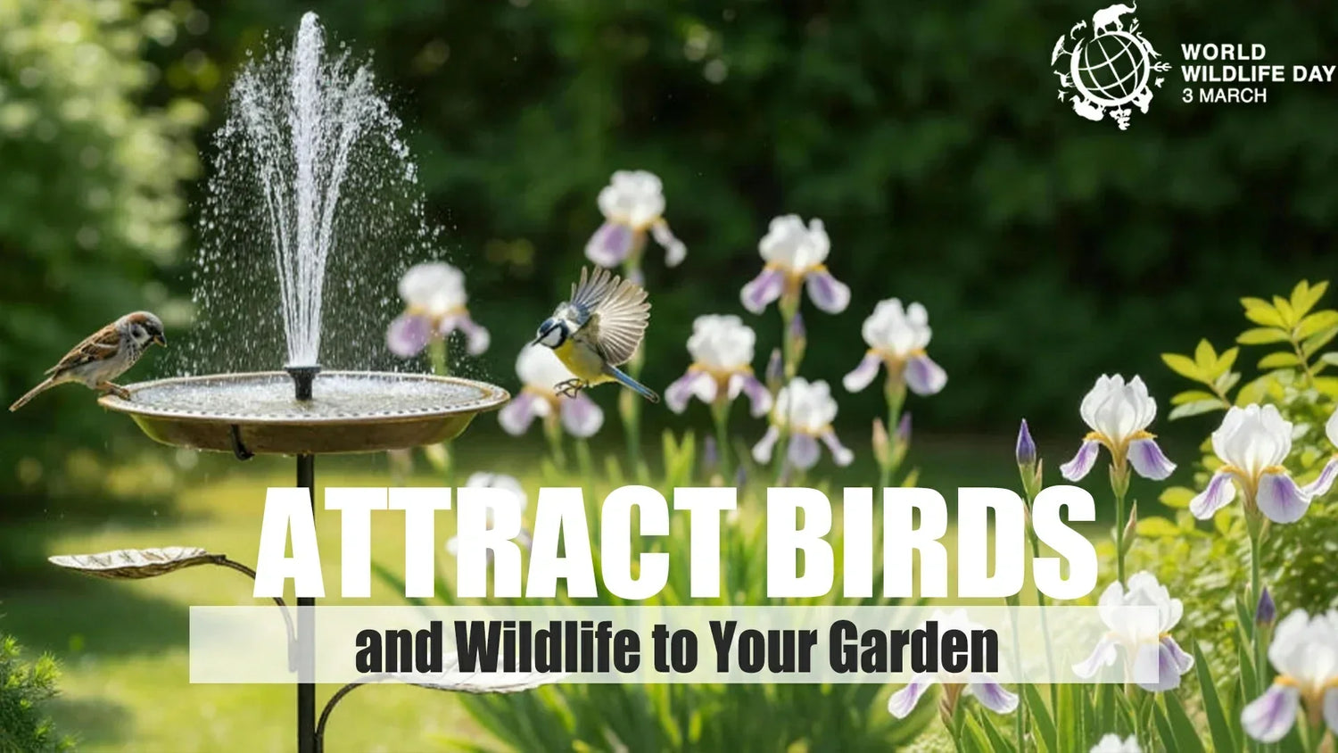 attract birds and wildlife to your garden