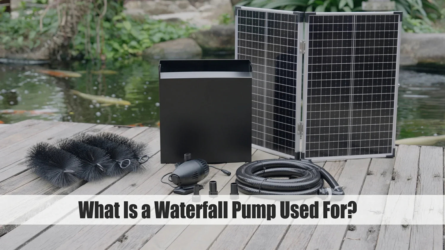 what is a waterfall pump used for