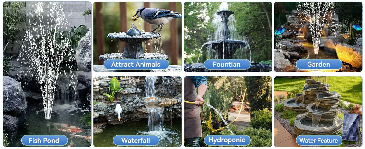 120 gph fountain pump usage