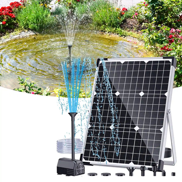 45W 340GPH Solar Fountain Pump