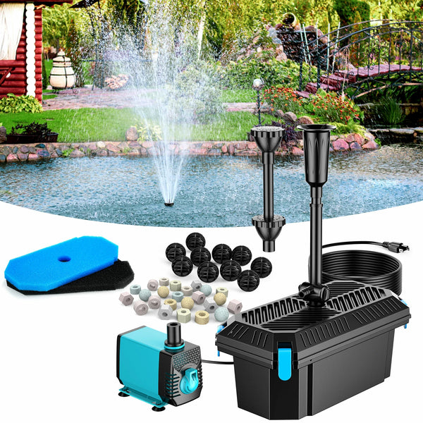 PF326 660GPH Pond Filter Fountain