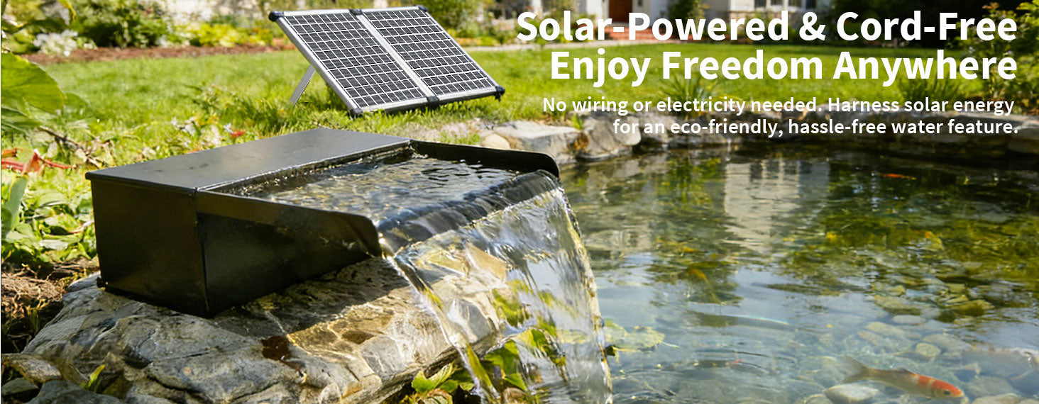 solar waterfall kit