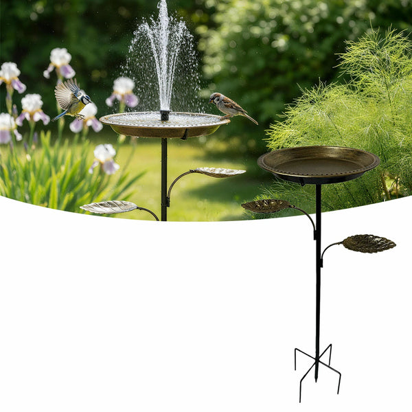 Metal Bird Bath Bowl