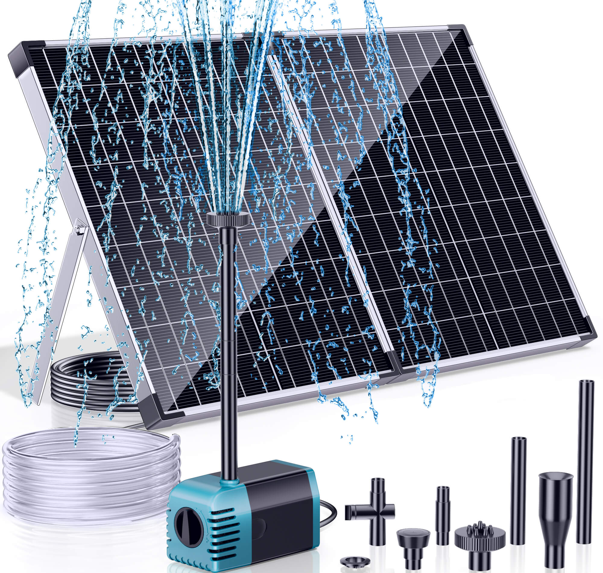 50W 360GPH Solar Water Fountain Pump