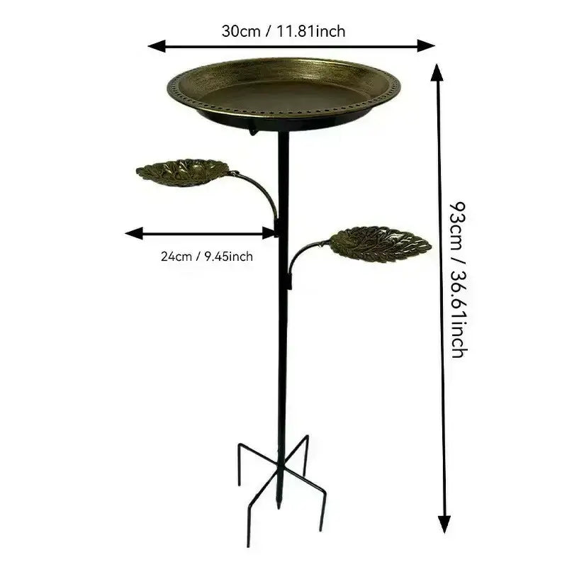Metal Bird Bath Bowl