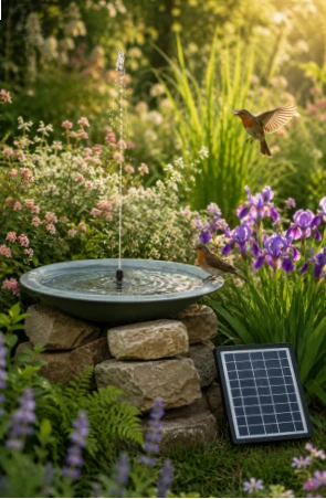 Save on Solar Bird Bath Fountains