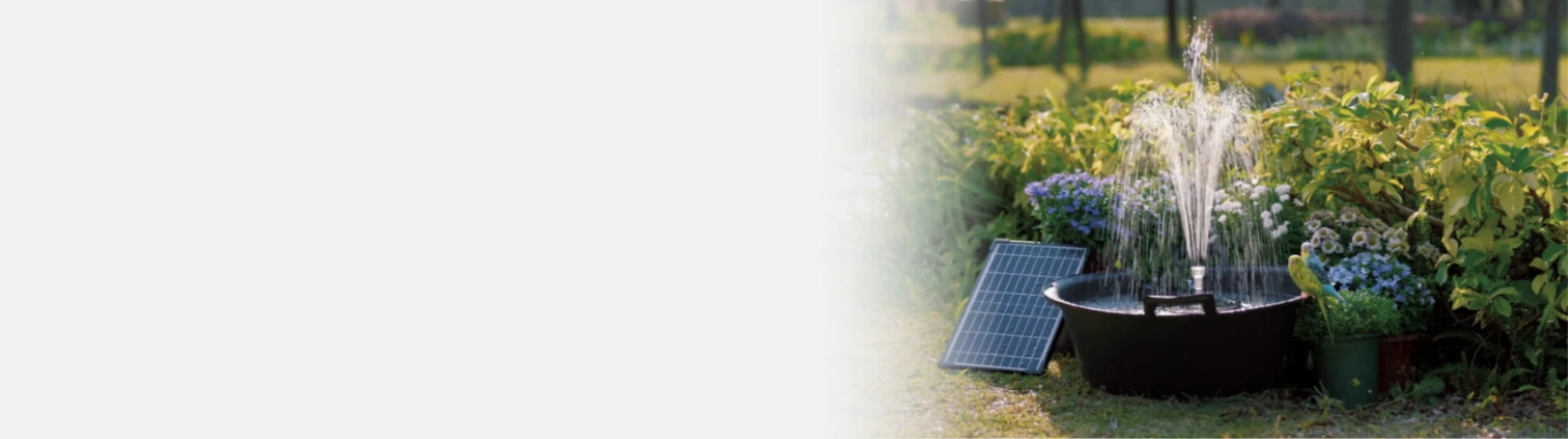 Solar Water Fountain Pump with Battery Backup