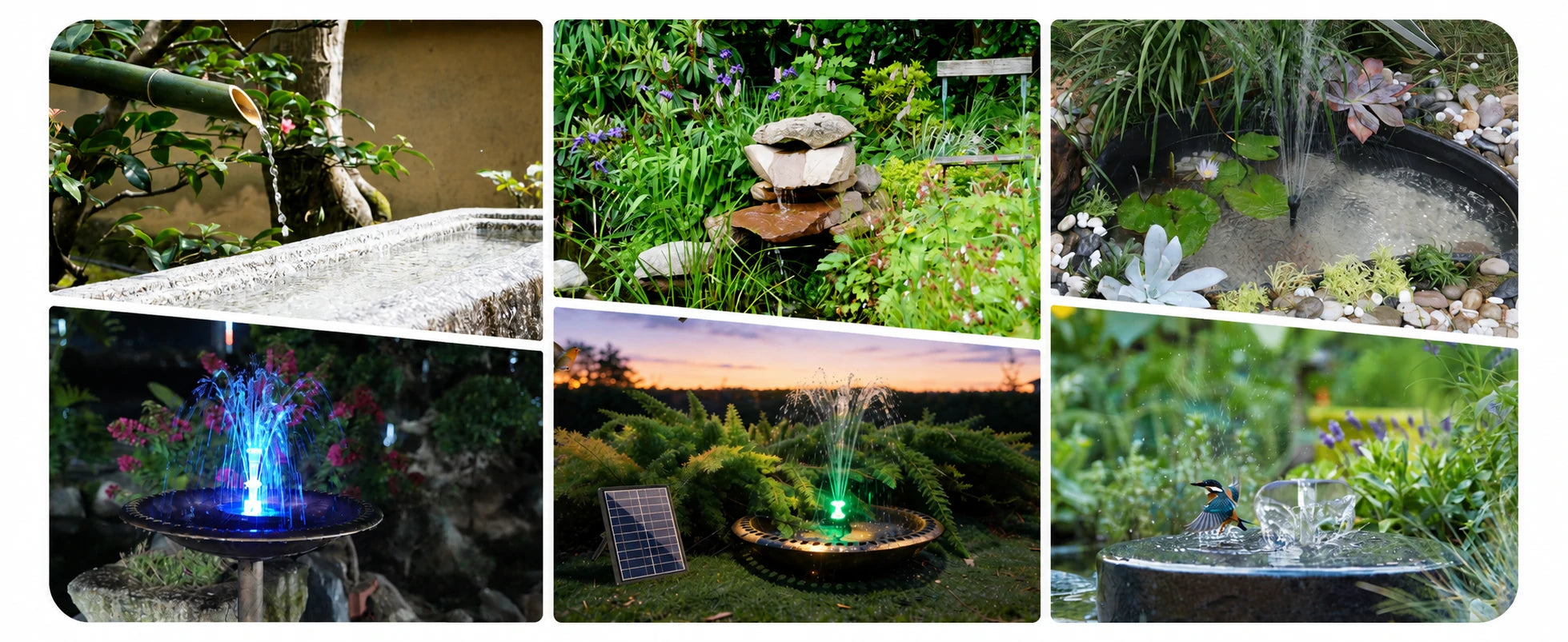 how to use small water fountain pump