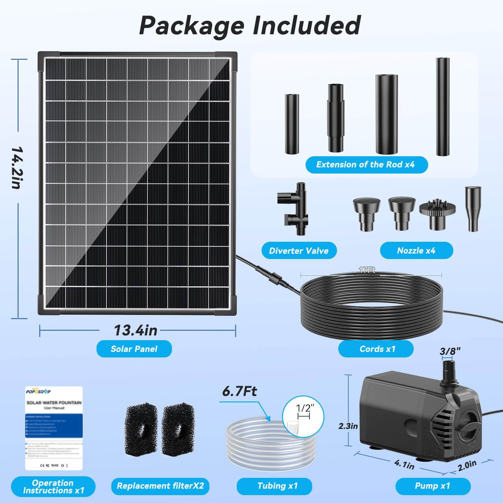 320 gph fountain pump,solar submersible fountain pump,solar power fountain pumps,solar fountain water pump