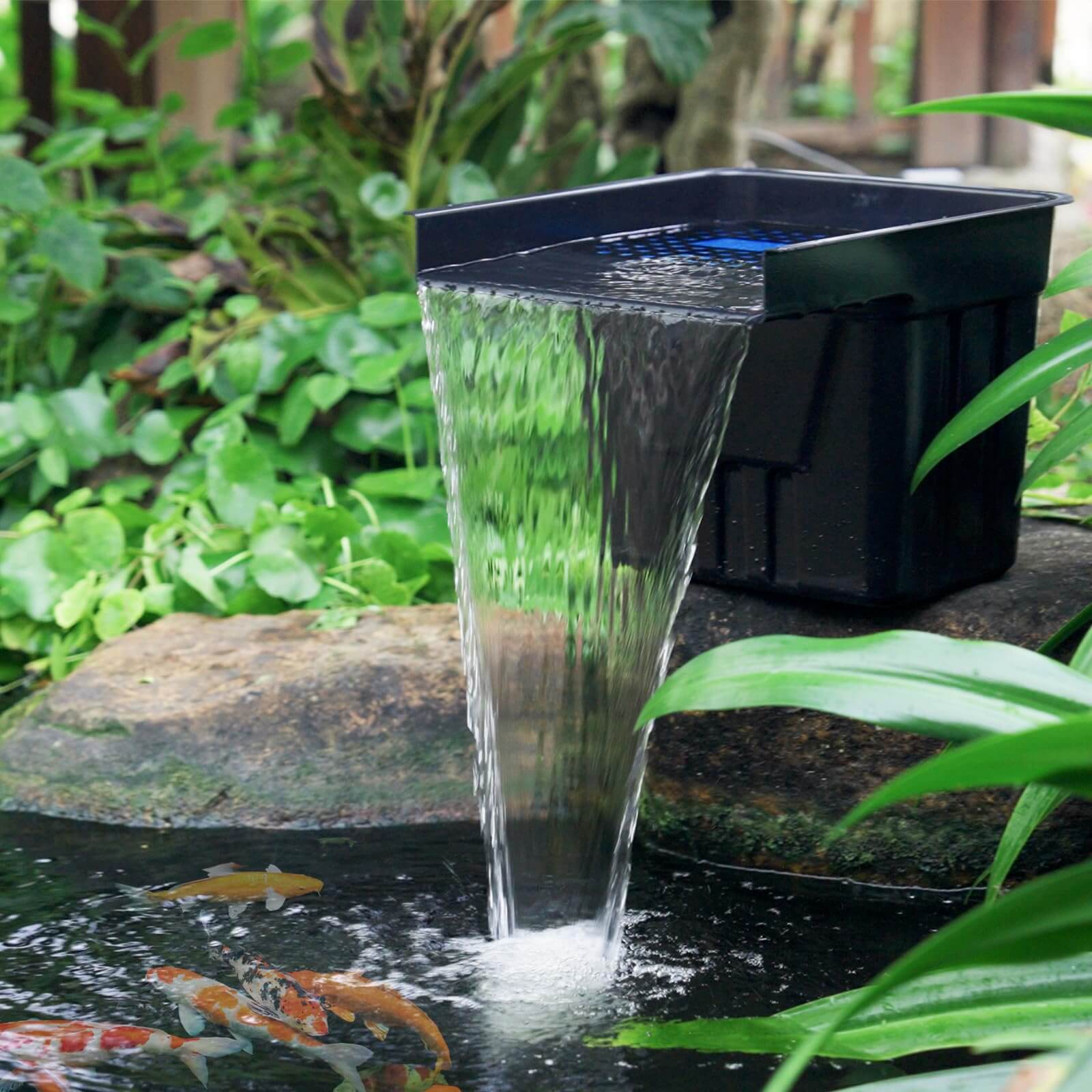 80W 1200GPH Electric Waterfall Pump Kit with 12.6"x11" Spillway