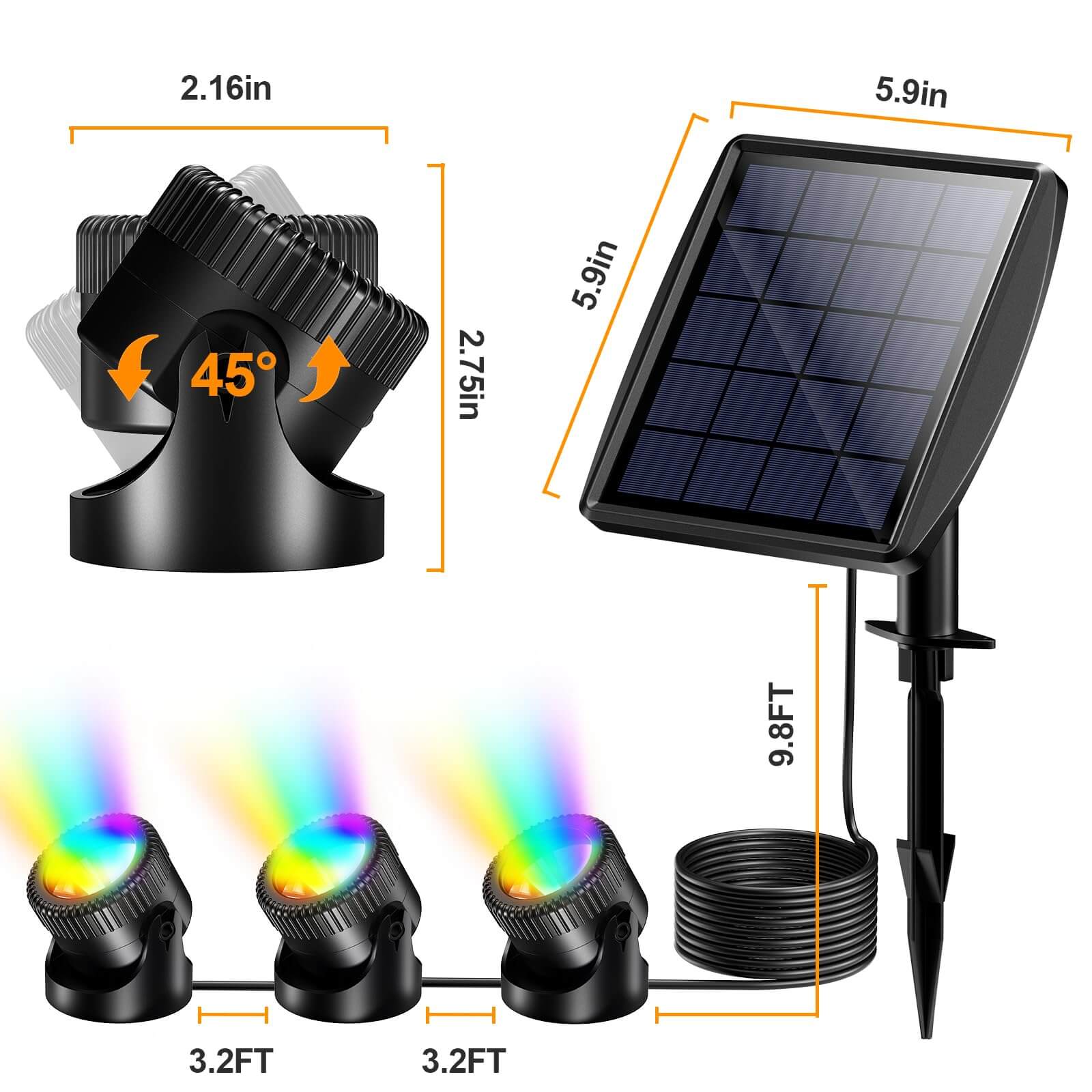 pond solar lights,solar lights pond,solar pond fountain with lights,pond lights underwater solar