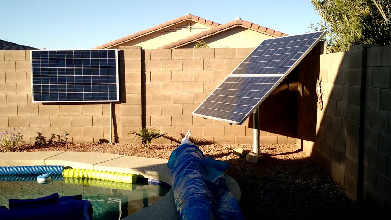 How Many Solar Panels to Run a Pool Pump?