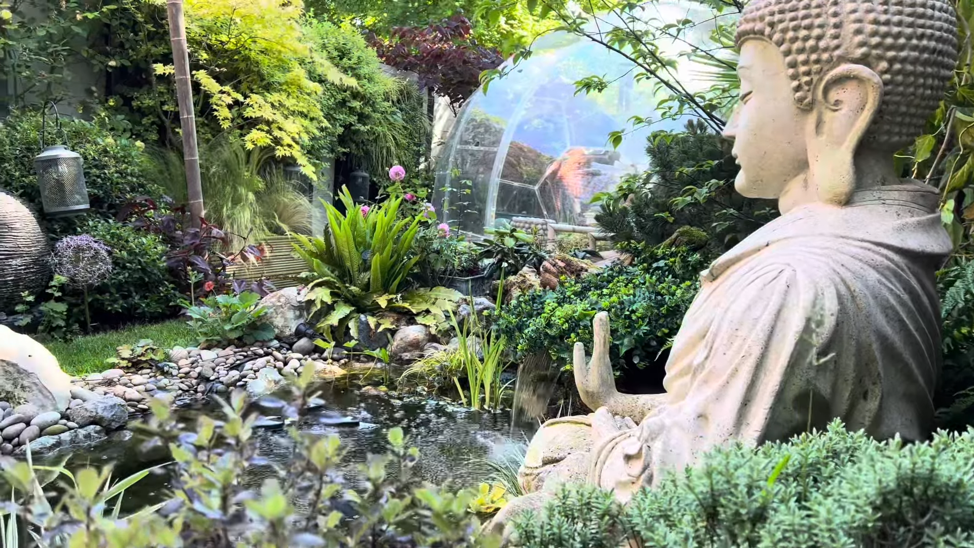 Renew Your Pond with Zero Electricity Bills! 25W Solar Water Pump Filter Creates a Poetic Waterscape