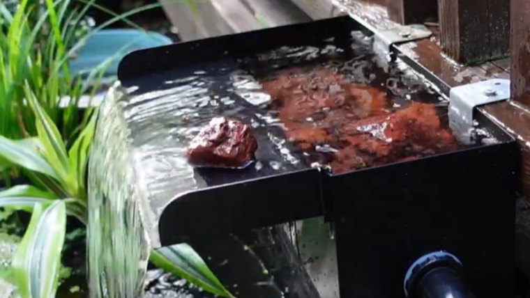POPOSOAP Wasserfallpumpe auspacken und einrichten