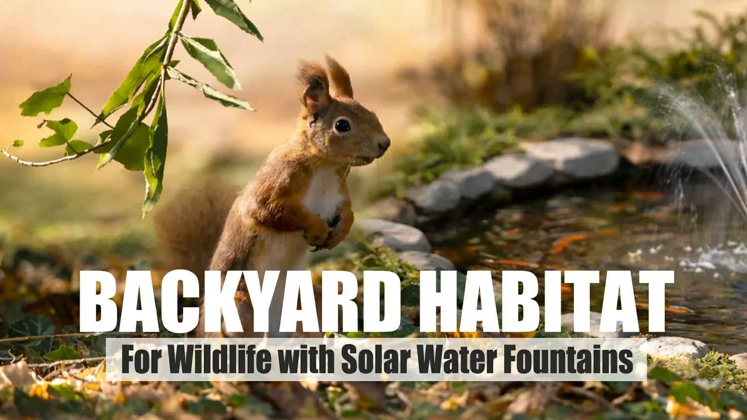 create a backyard habitat for wildlife