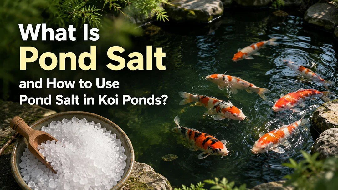 how to Use Pond Salt in Koi Ponds