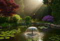 maintain your garden fountain in summer heat