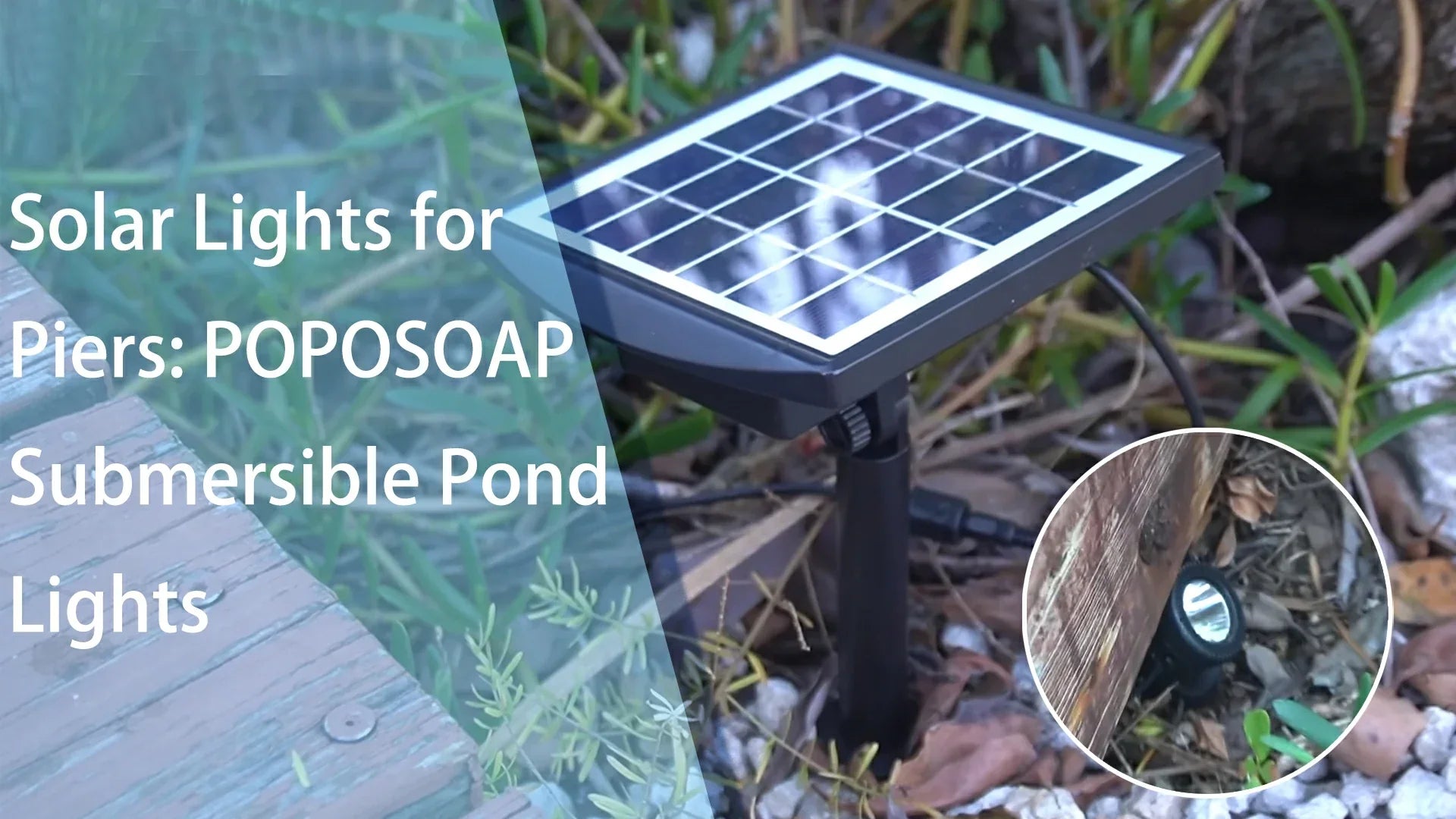 pier transformation with solar lights