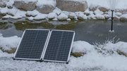 winterize the solar fountains in a safe way