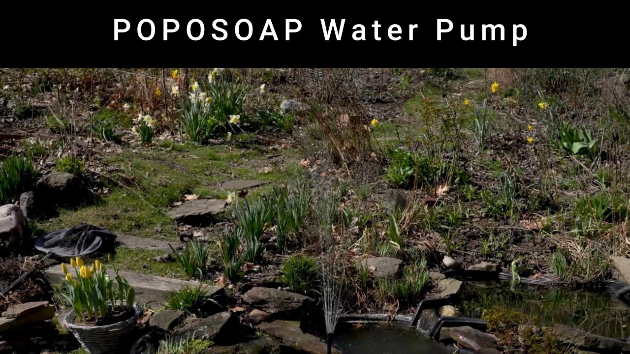 Explore Poposoap Solar Water Pump: A New Experience for Garden Waterscape