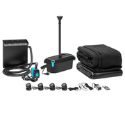4′ x 4′ Pond Advanced Kit | 5-in-1 Filter, Waterfall, Lights, Pond Liner & Underlayment