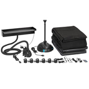 7′ x 7′ Pond Starter Kit | 5-in-1 Filter, Waterfall, Lights, Pond Liner & Underlayment