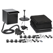 7′ x 7′ Pond Pro Kit | 5-in-1 Filter, Waterfall, Lights, Pond Liner & Underlayment
