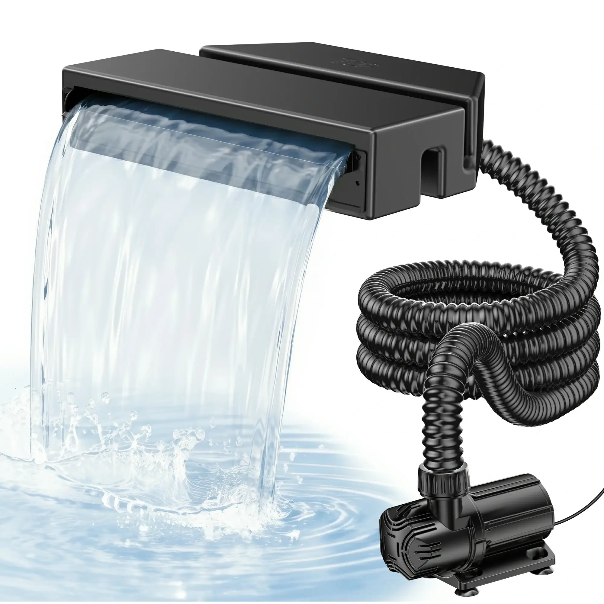 42W 1200GPH Waterfall Pump with 12" Waterfall Spillway