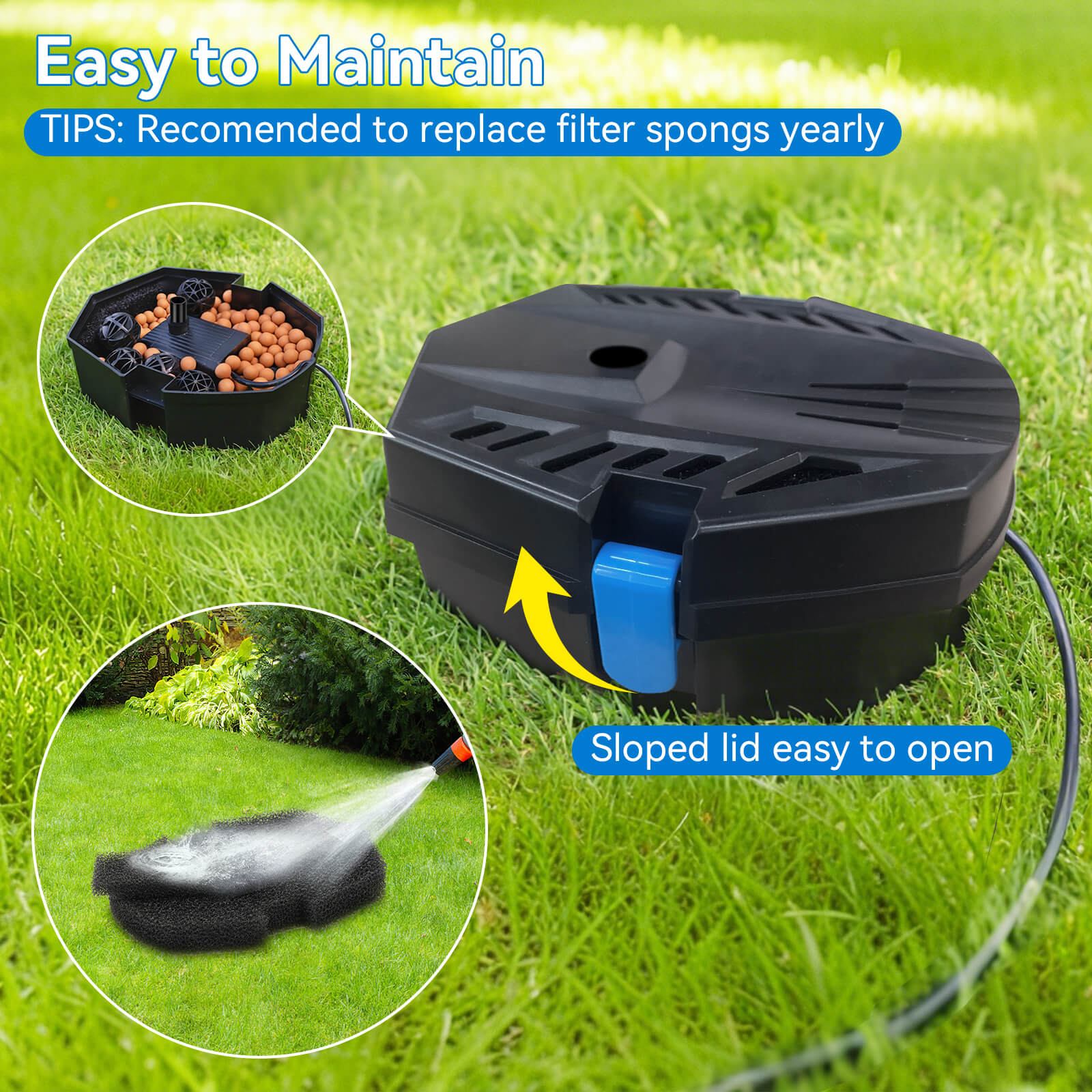 pond filter boxes,filter box for pond pump,pond box filter