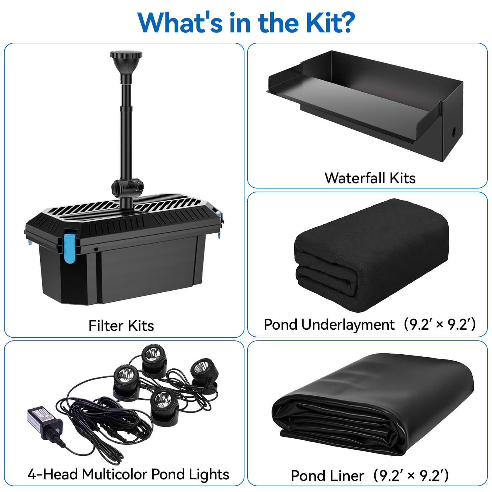small pond kit,small pond kits,backyard pond kit