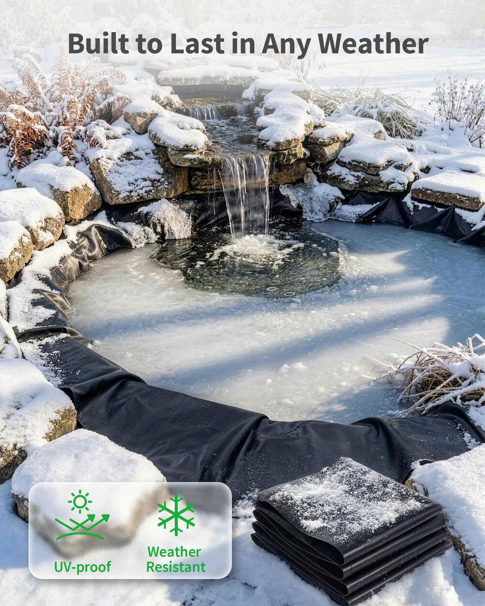 11.5' x 13' 45mil EPDM Pond Liner