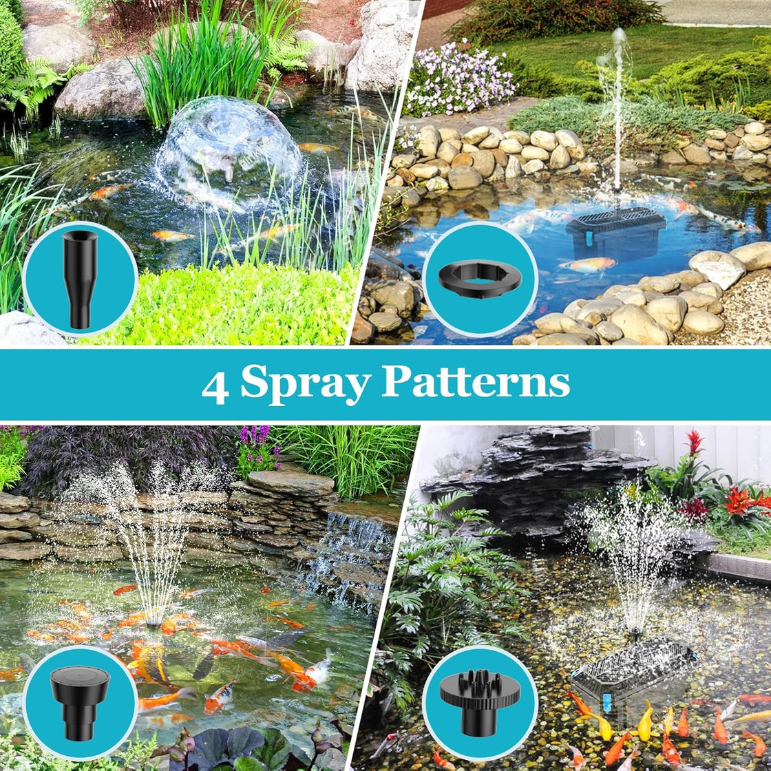 Poposoap Solar Pump Spray Patterns