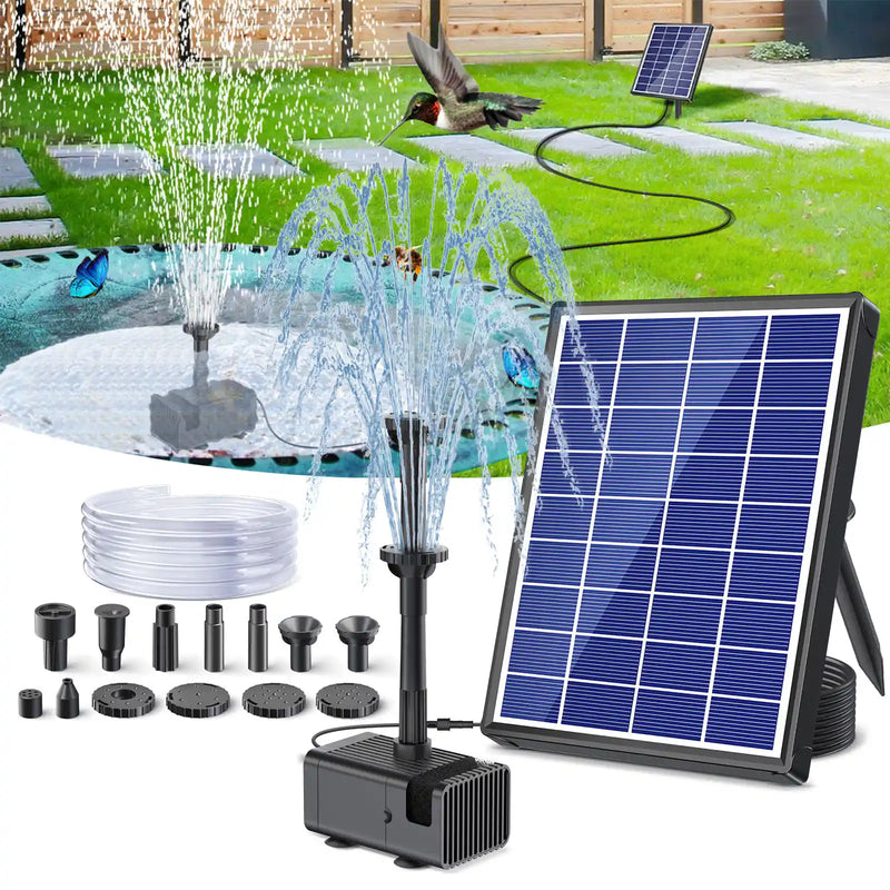 Solar Birdbath Fountain Pump Attract More Birds