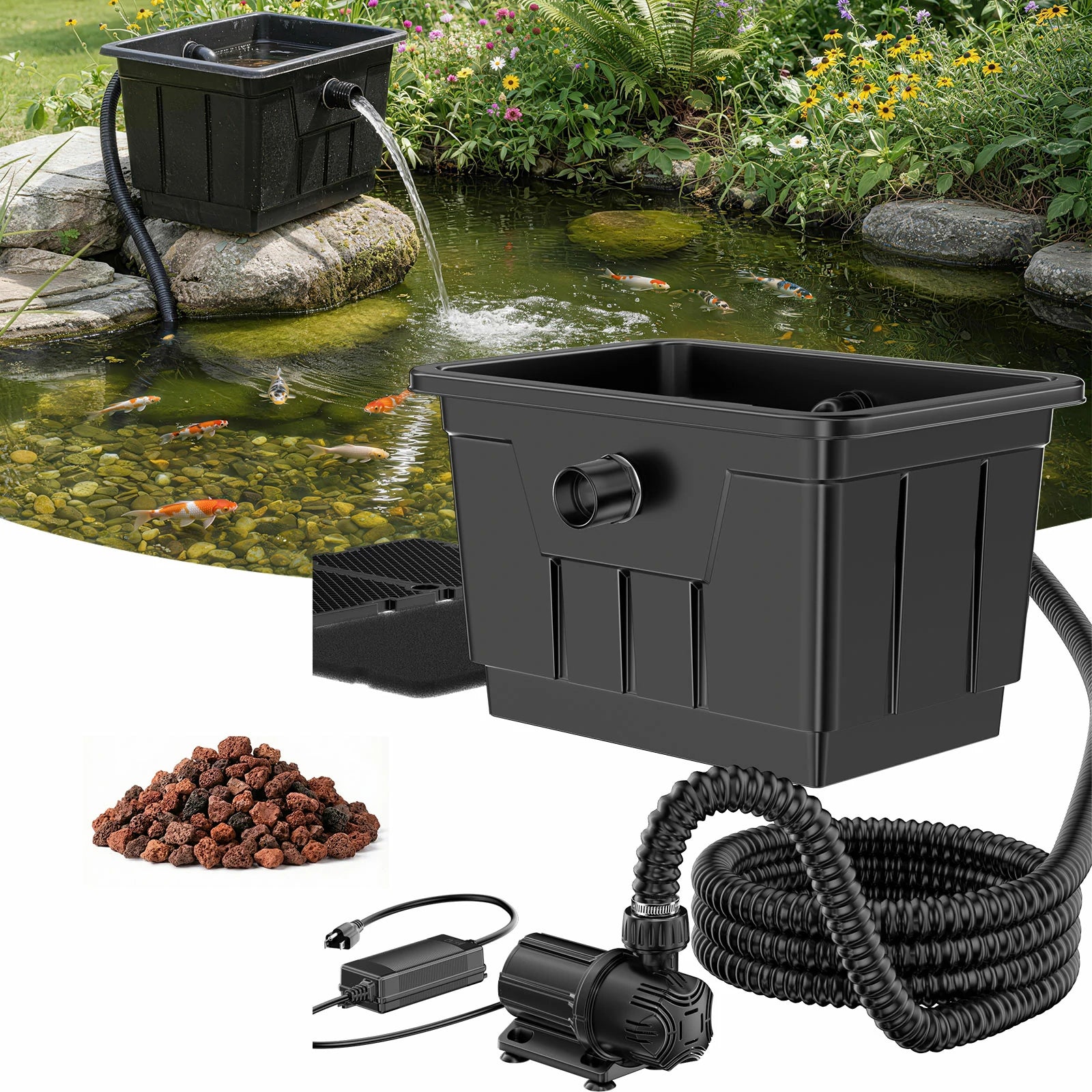 PF580 42W 1200GPH Pond Filter