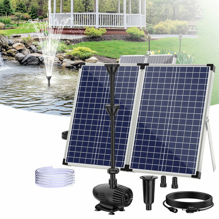 70W 680GPH Solar Fountain Pump