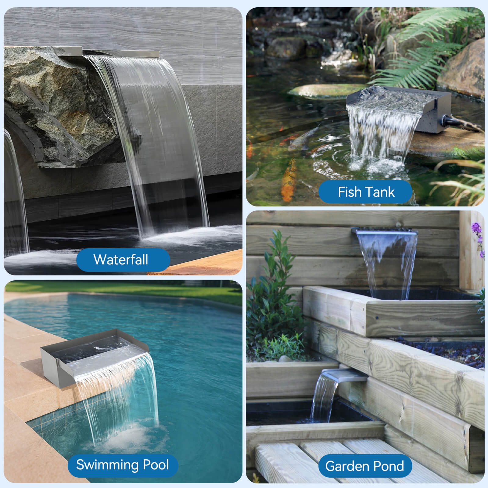 pond waterfall filter,pond waterfall and filter,pond waterfall with filter