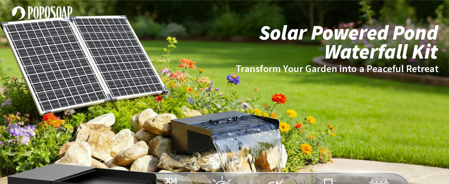 solar waterfall kit
