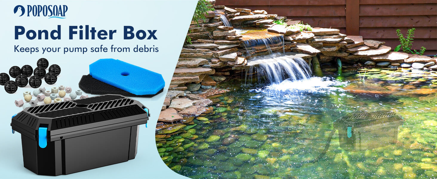 Pond Filter Box - Keeps Your Pump Safe from Debris