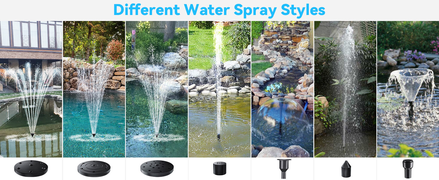 Multiple Water Spray Styles for Stunning Visual Effects