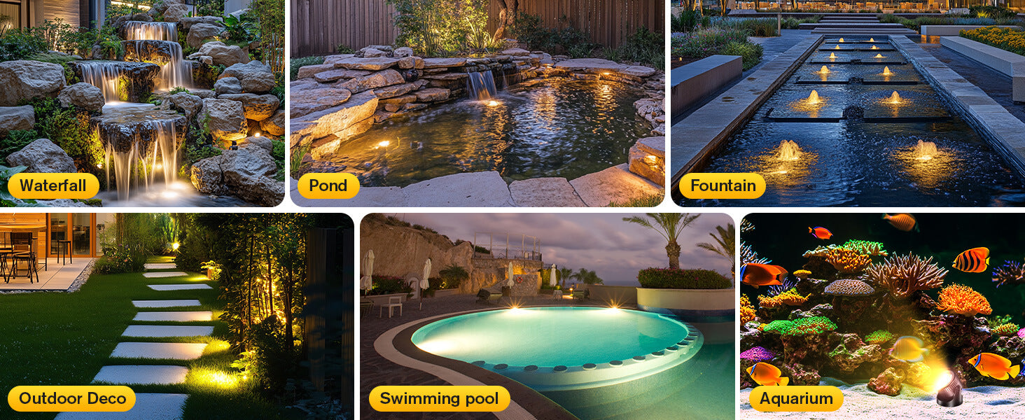 One Light, Endless Water Features