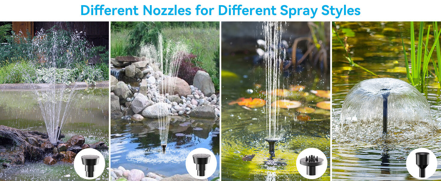Different Nozzles for Custom Spray Patterns