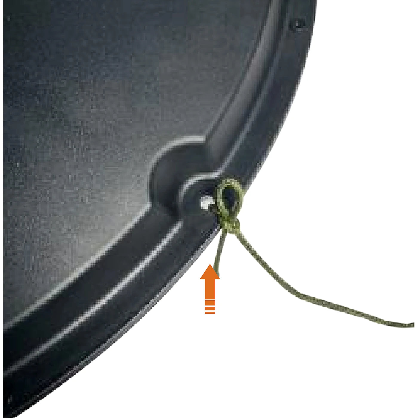 Attach floating water fountain for pond
