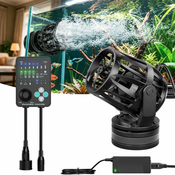 4800GPH Aquarium Wavemaker Circulation Pump with Controller