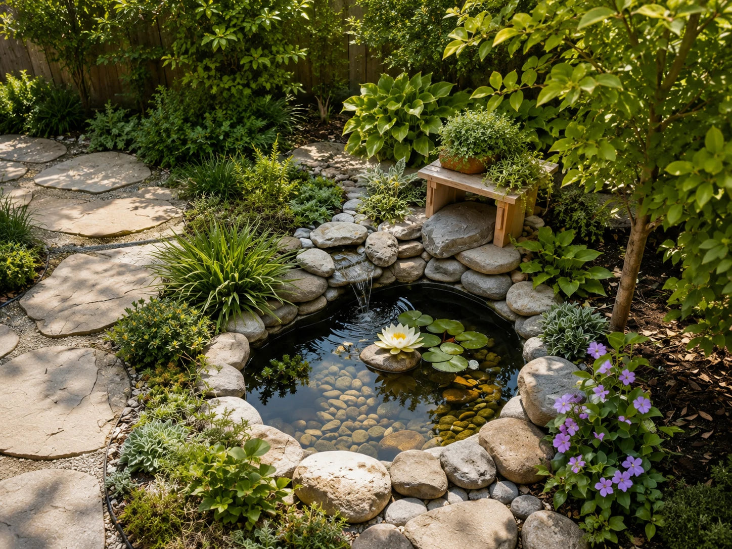 Garden pond preformed
