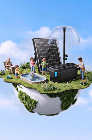 POPOSOAP solar water feature offer