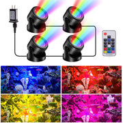 5′ x 5′ Pond Decor Kit | 3-in-1 Filter, Waterfall & Lights